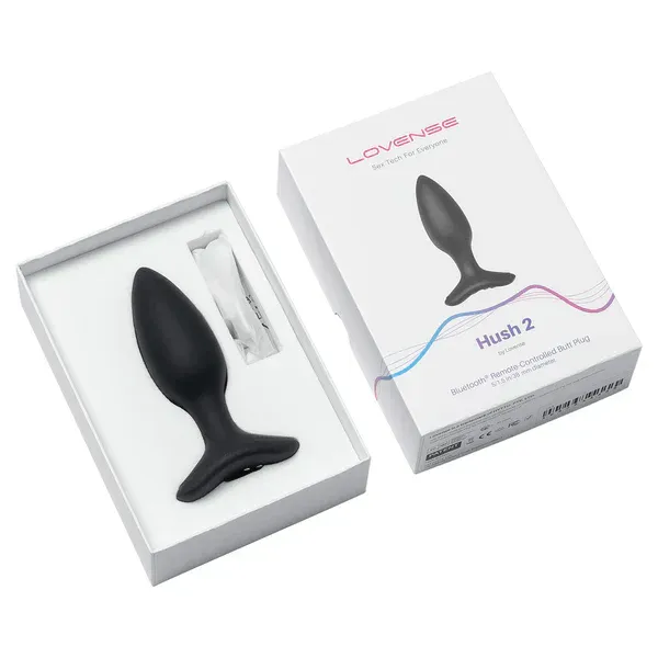 Lovense Hush 2 1.5 Bluetooth Vibrating Butt Plug
