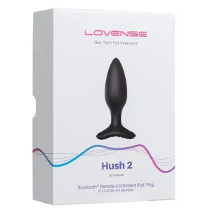 Lovense Hush 2 1.5 Bluetooth Vibrating Butt Plug