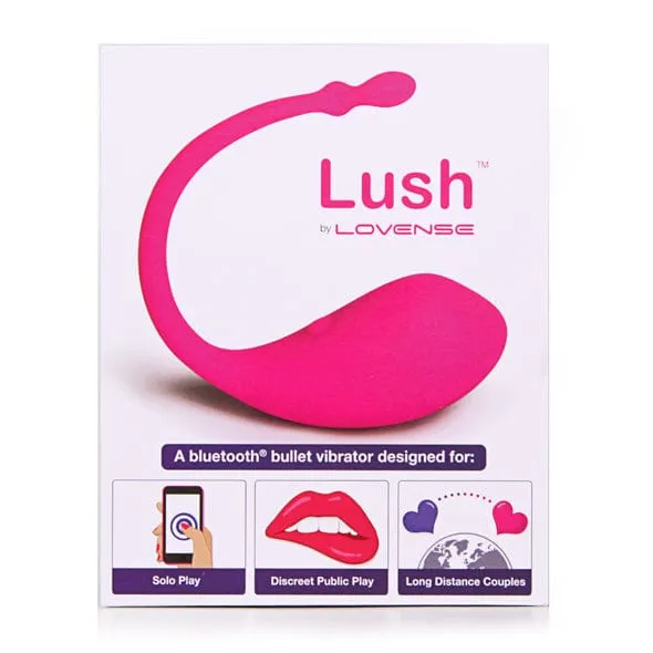 Lovense - Lush App-Controlled Bullet Egg Vibrator (Pink)