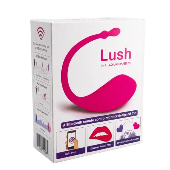 Lovense - Lush App-Controlled Bullet Egg Vibrator (Pink)