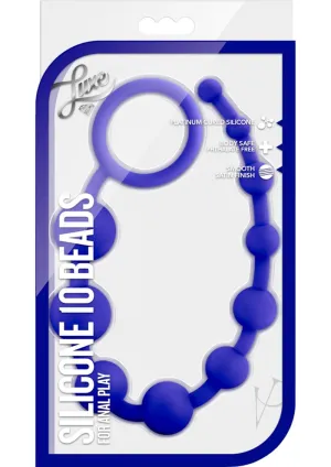 Luxe Silicone 10 Beads Indigo