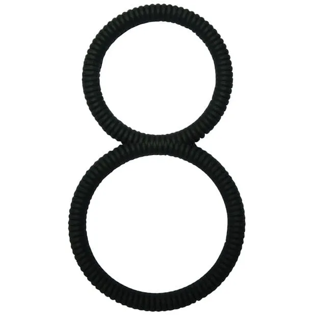 Malesation - Figure 8 Cock Ring (Black)