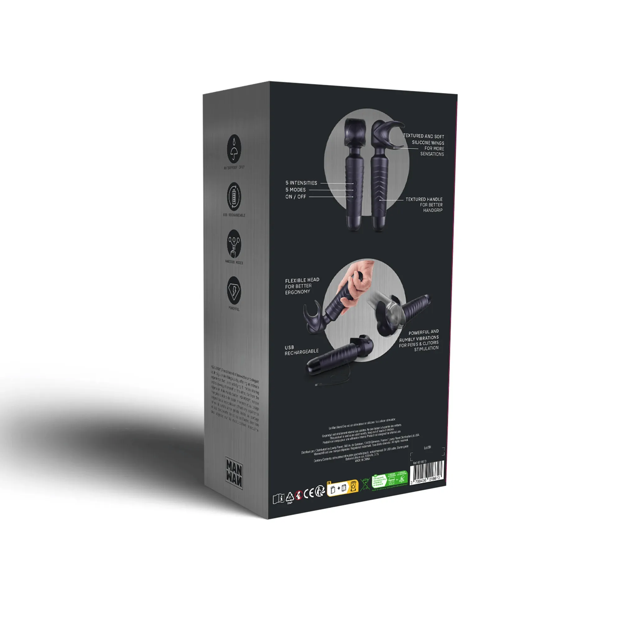 Man Wan Man.Wand Evo Vibrating Stimulator