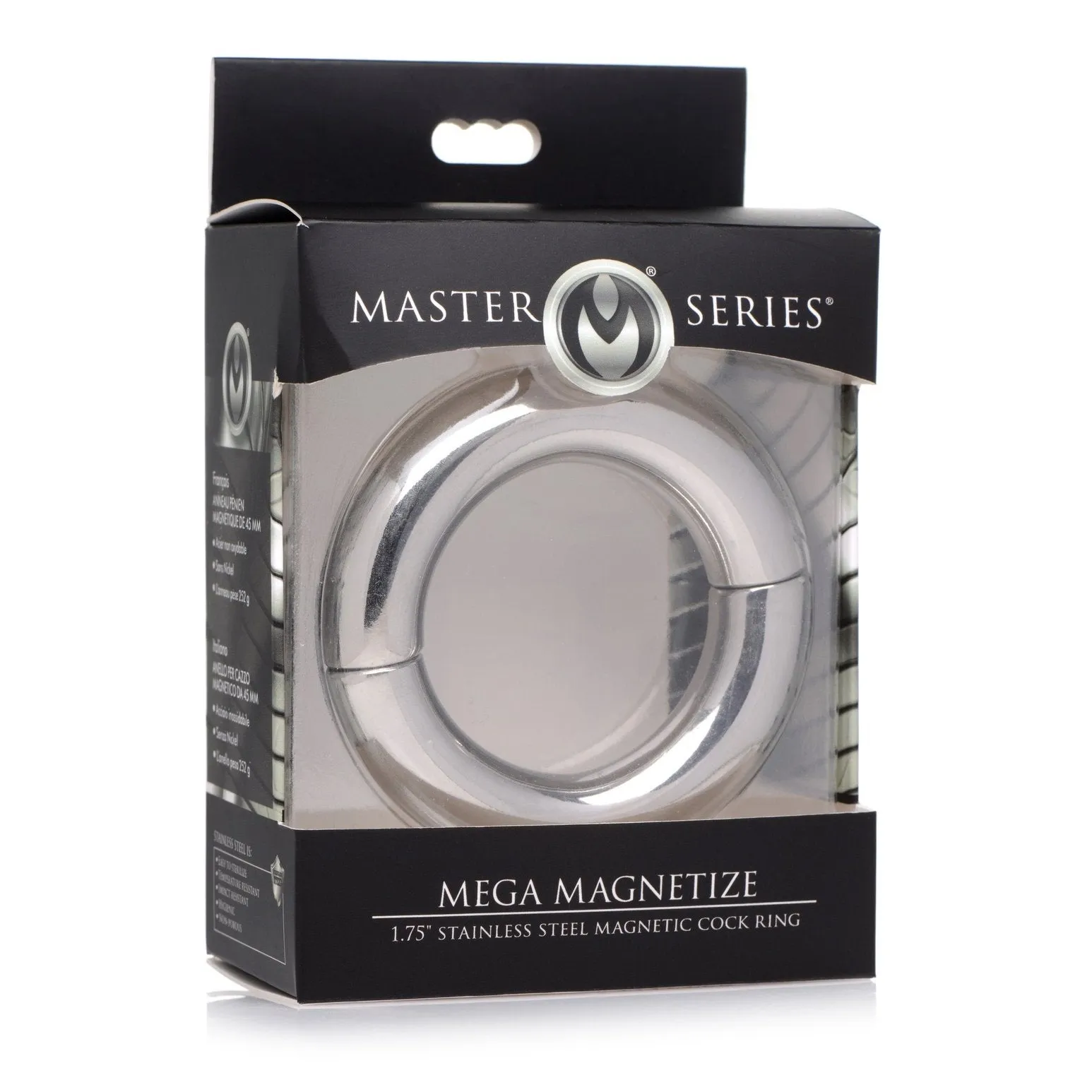 Mega Magnetize Stainless Steel Magnetic Cock Ring
