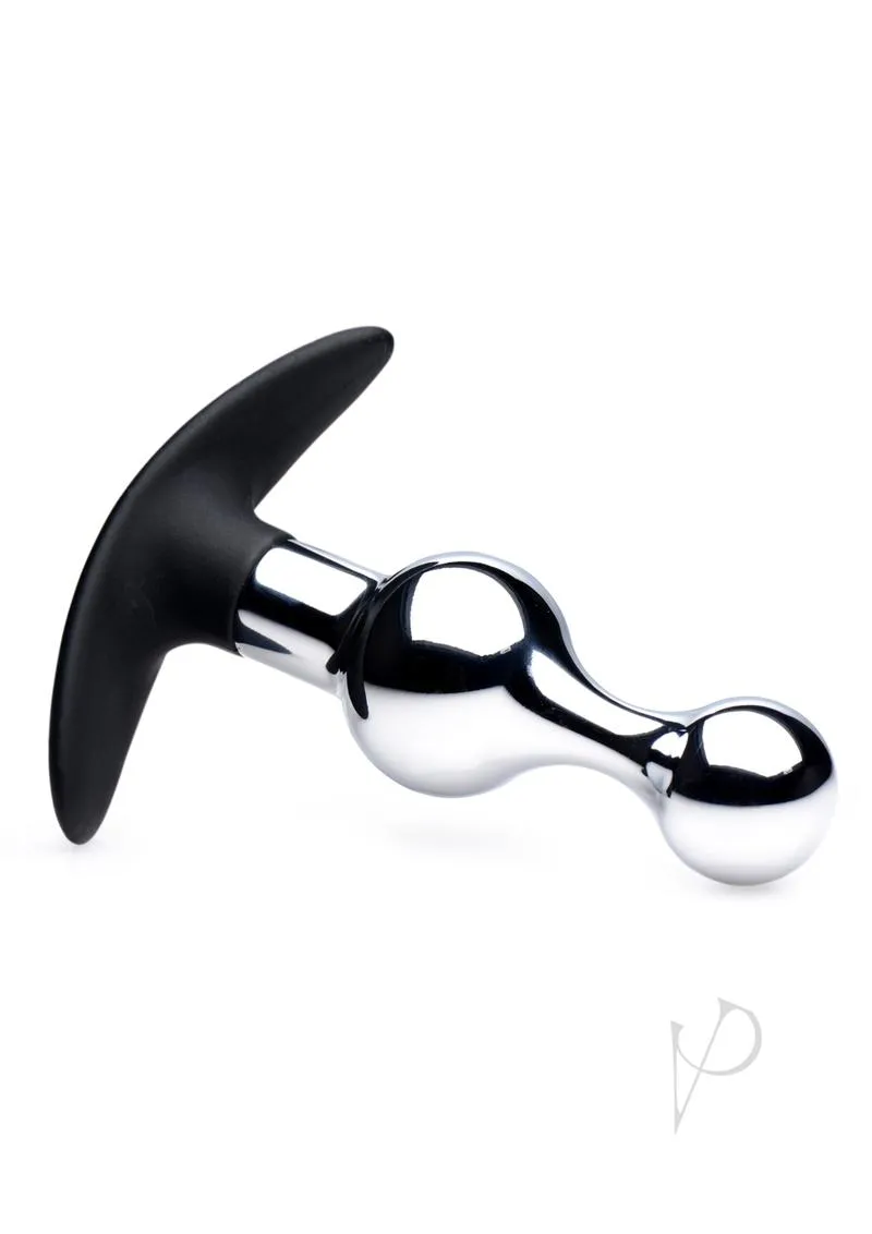 Ms Dark Drop Metal and Silicone Anal Plug