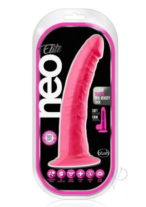 Neo Elite Dd Cock W/suction 7.5 Pink