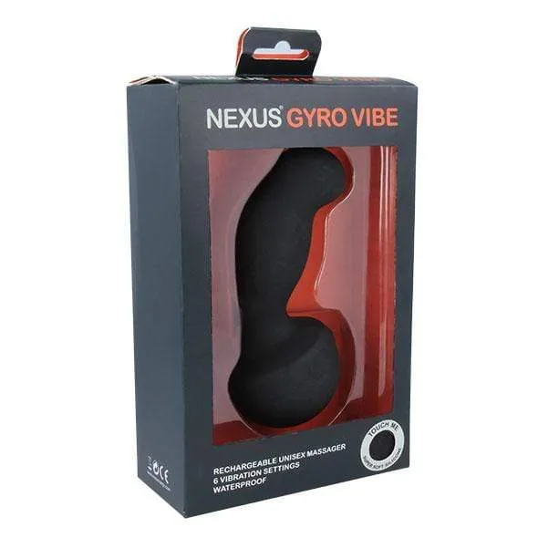 Nexus - Gyro Vibe Hands Free Vibrating Dildo (Black)