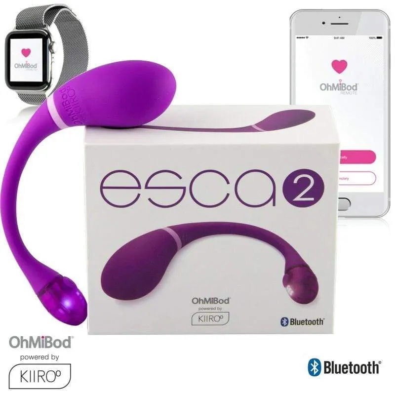 OhMiBod - Kiiroo Esca 2 App-Controlled Vibrator (Purple)