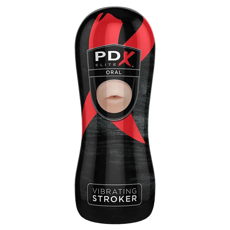 PDX Elite Vibrating Oral Mouth Masturbator by Pipedream Products®