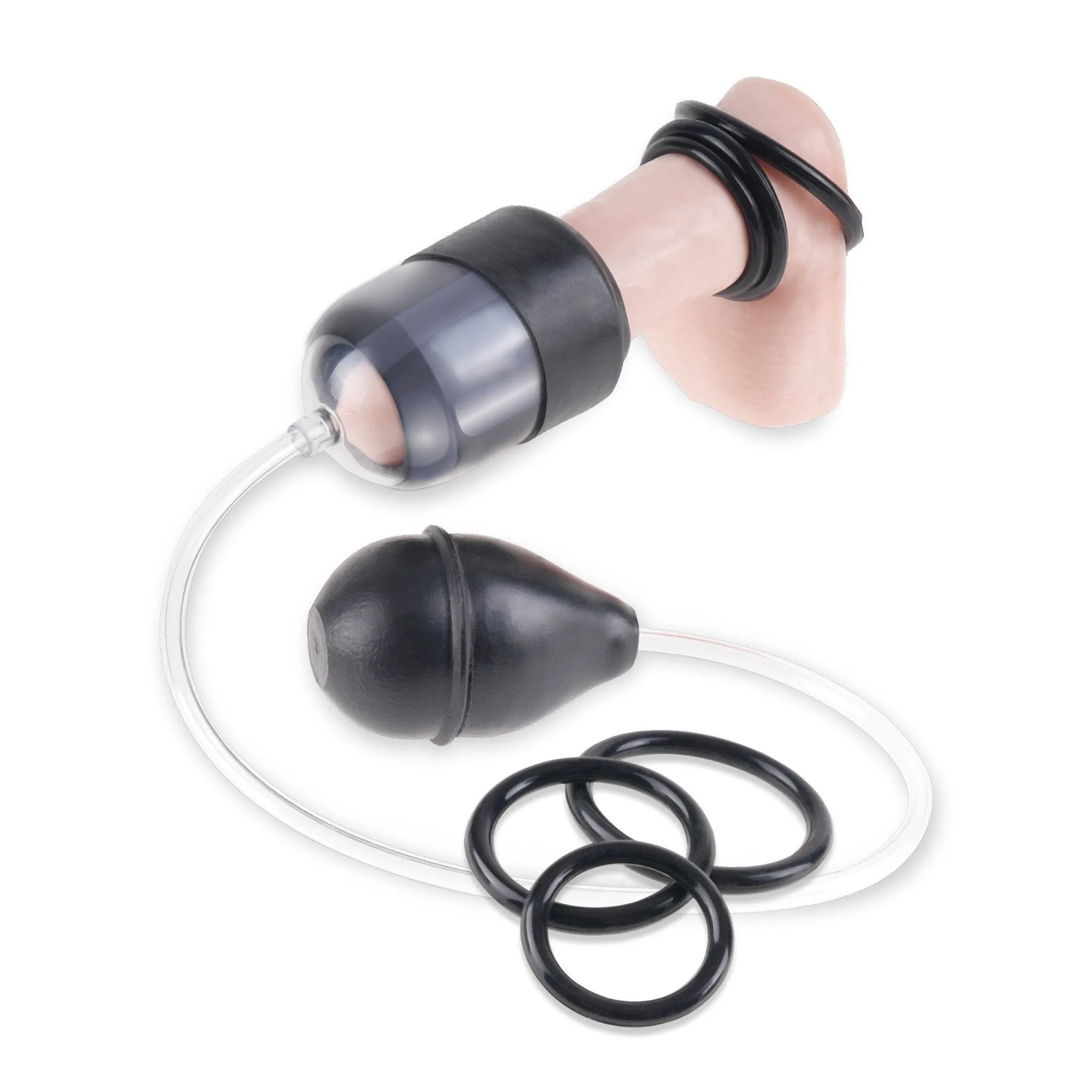 Pipedream - Fetish Fantasy Series Suck N' Stroke Head Pump (Black)