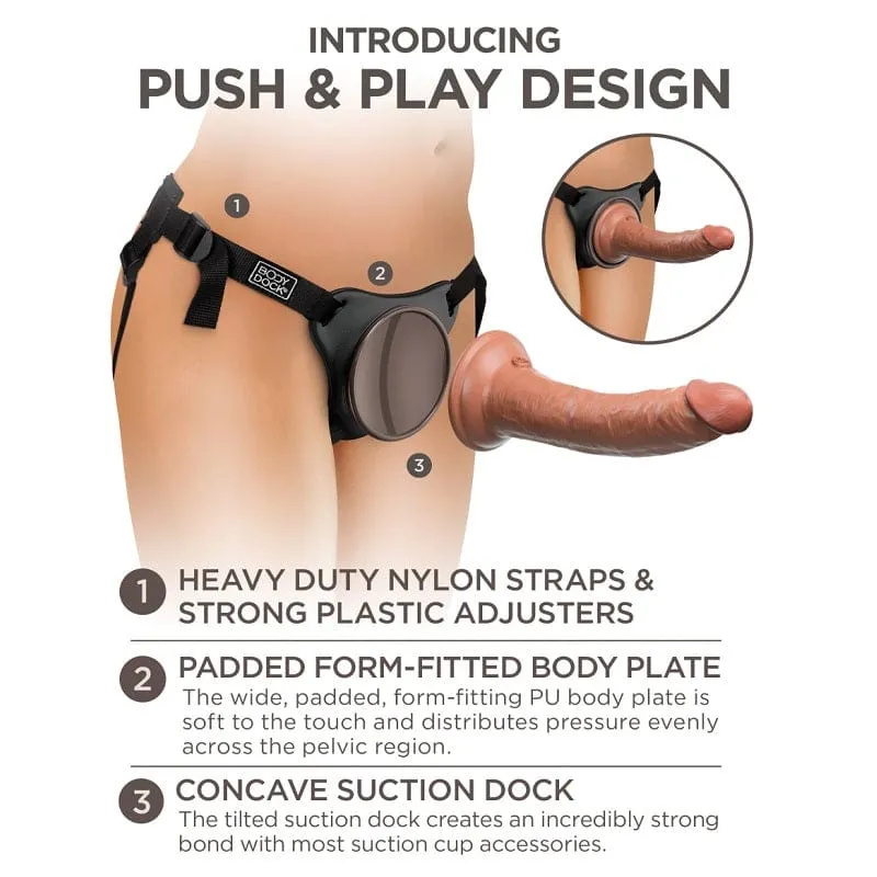 Pipedream King Cock Elite Comfy Silicone Body Dock Kit