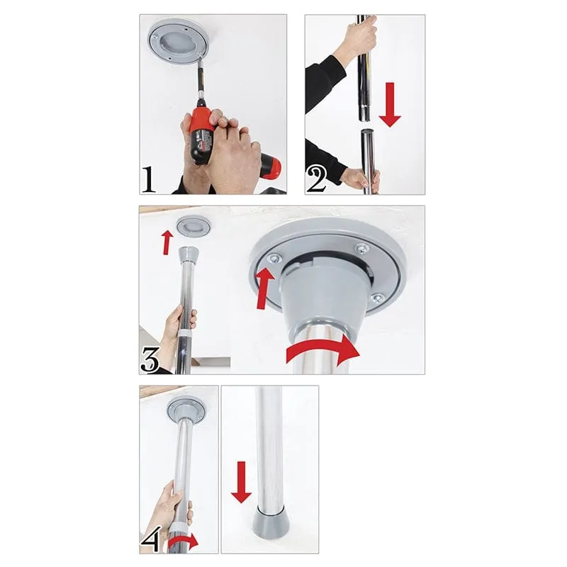 Pipedream Products Fantasy Dance Pole Silver