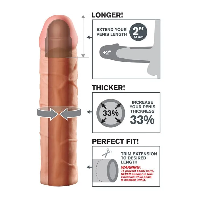 Pipedream Products Fantasy X-tensions Perfect 2″ Extension