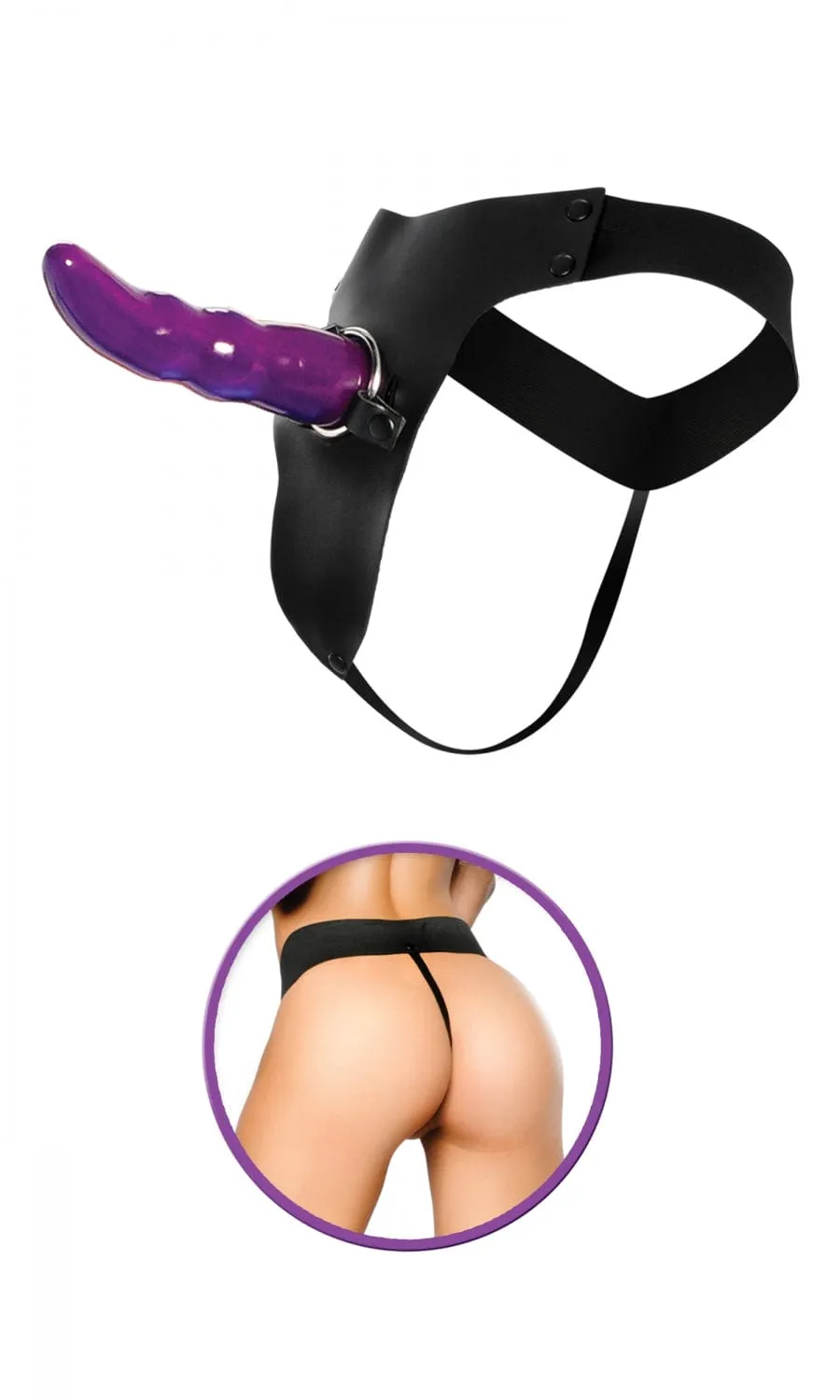 Pipedream Products Fetish Fantasy Grooved G-Spot Strap-On