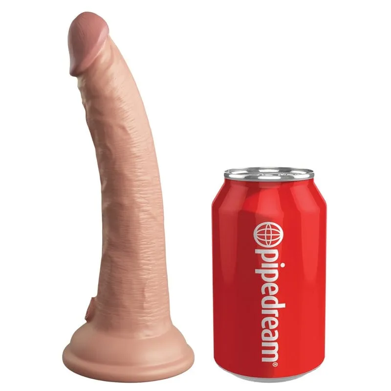 Pipedream Products King Cock Elite 7 Silicone Cock Light