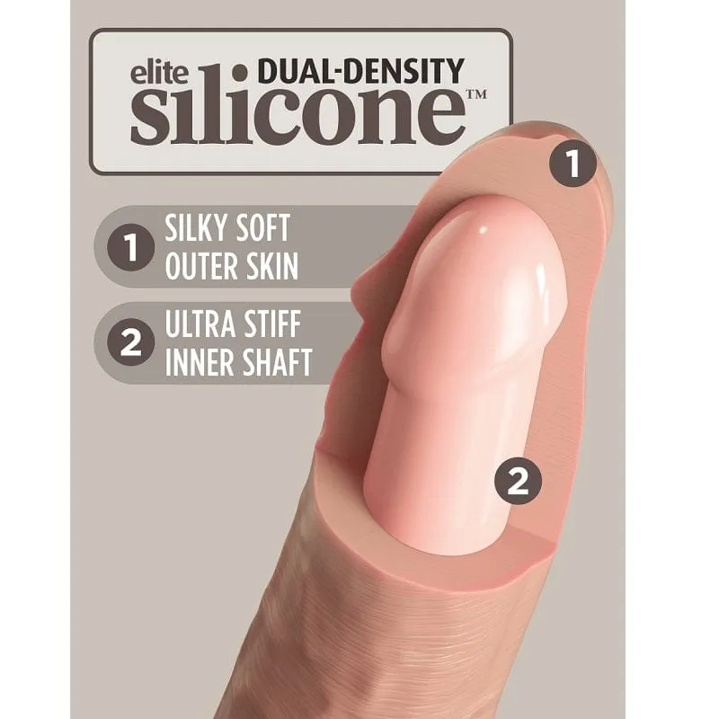 Pipedream Products King Cock Elite 9 Silicone Cock Light