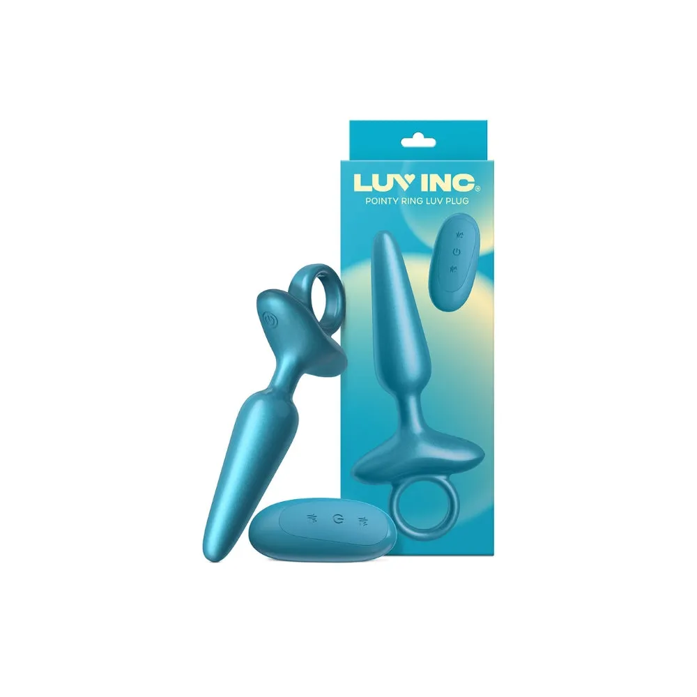 Pointy Ring Luv Plug - Metallic Blue