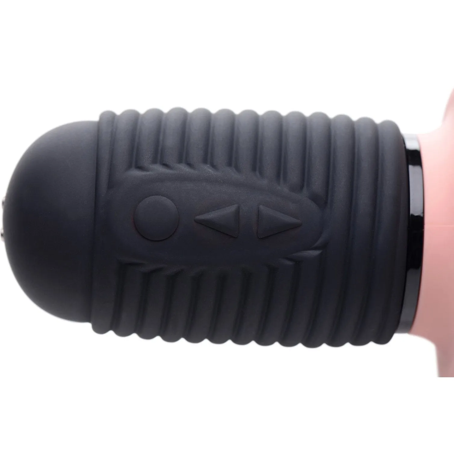Power Pounder Vibrating And Thrusting Silicone Dildo - Light