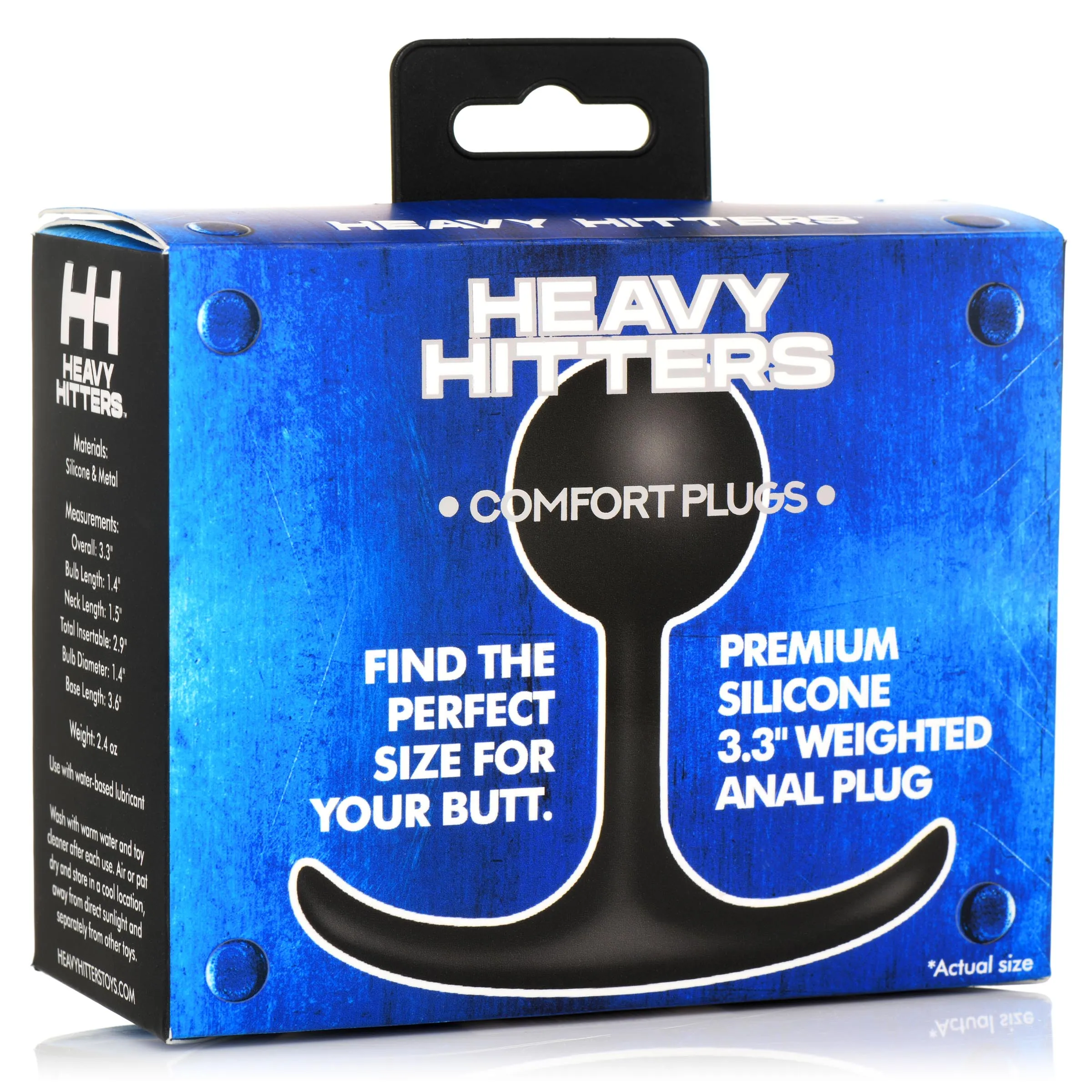 Premium Weighted Anal Plug - Small