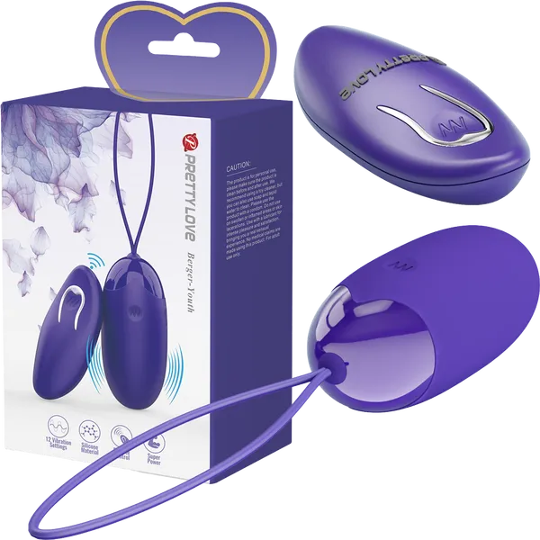 Pretty Love Berger Youth Vibrating Egg Remote Control Vibrator Kegel Sex Toy