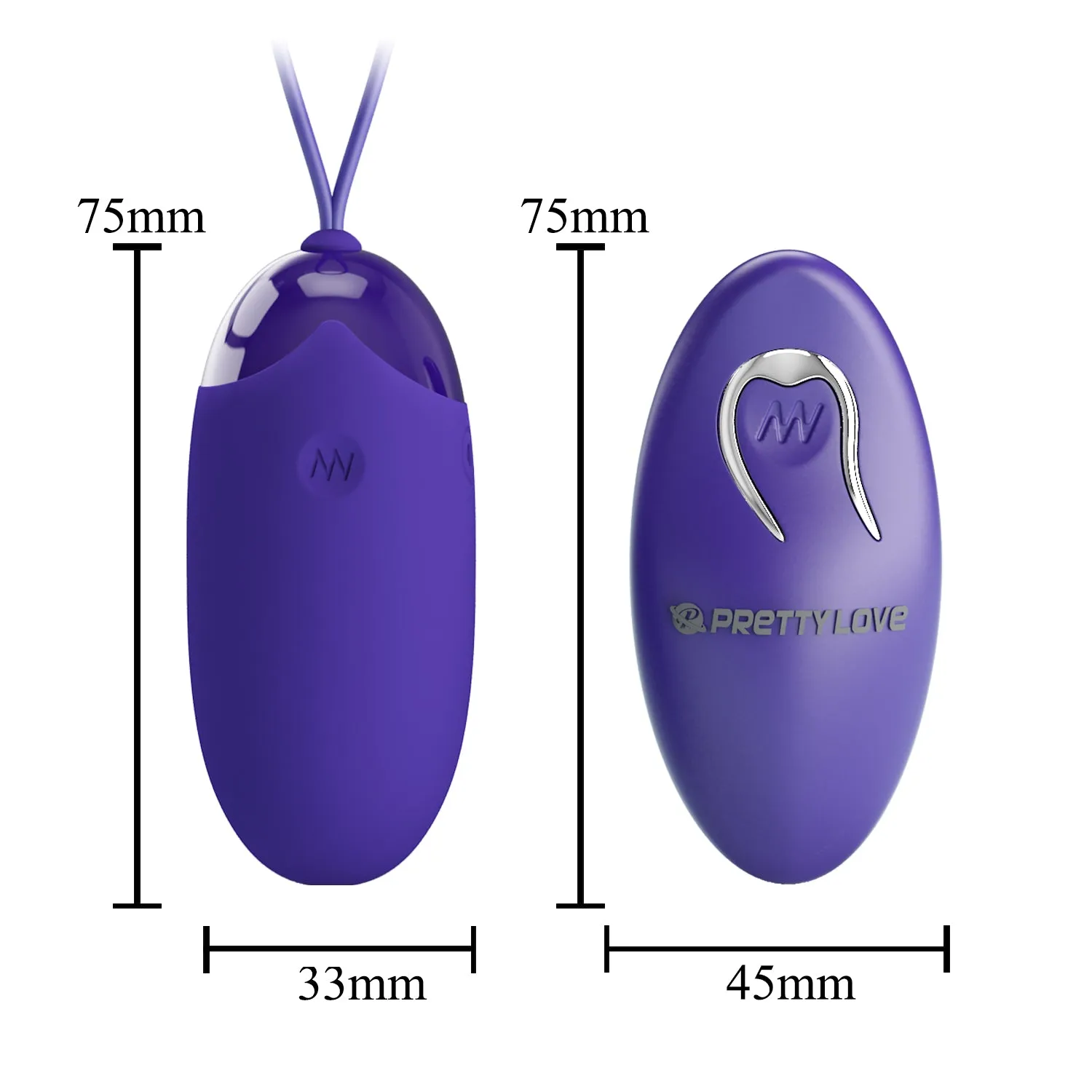 Pretty Love Berger Youth Vibrating Egg Remote Control Vibrator Kegel Sex Toy
