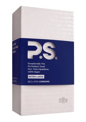 Ps Extra Large Latex Condom 12pk