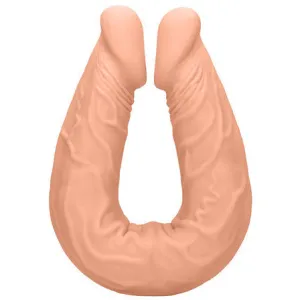 Realrock Realistic U Shaped Double Dong 18 by Shots