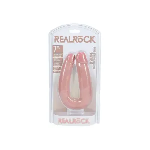 Realrock U Shaped Double Ended Realistic Dildo 7 by Shots