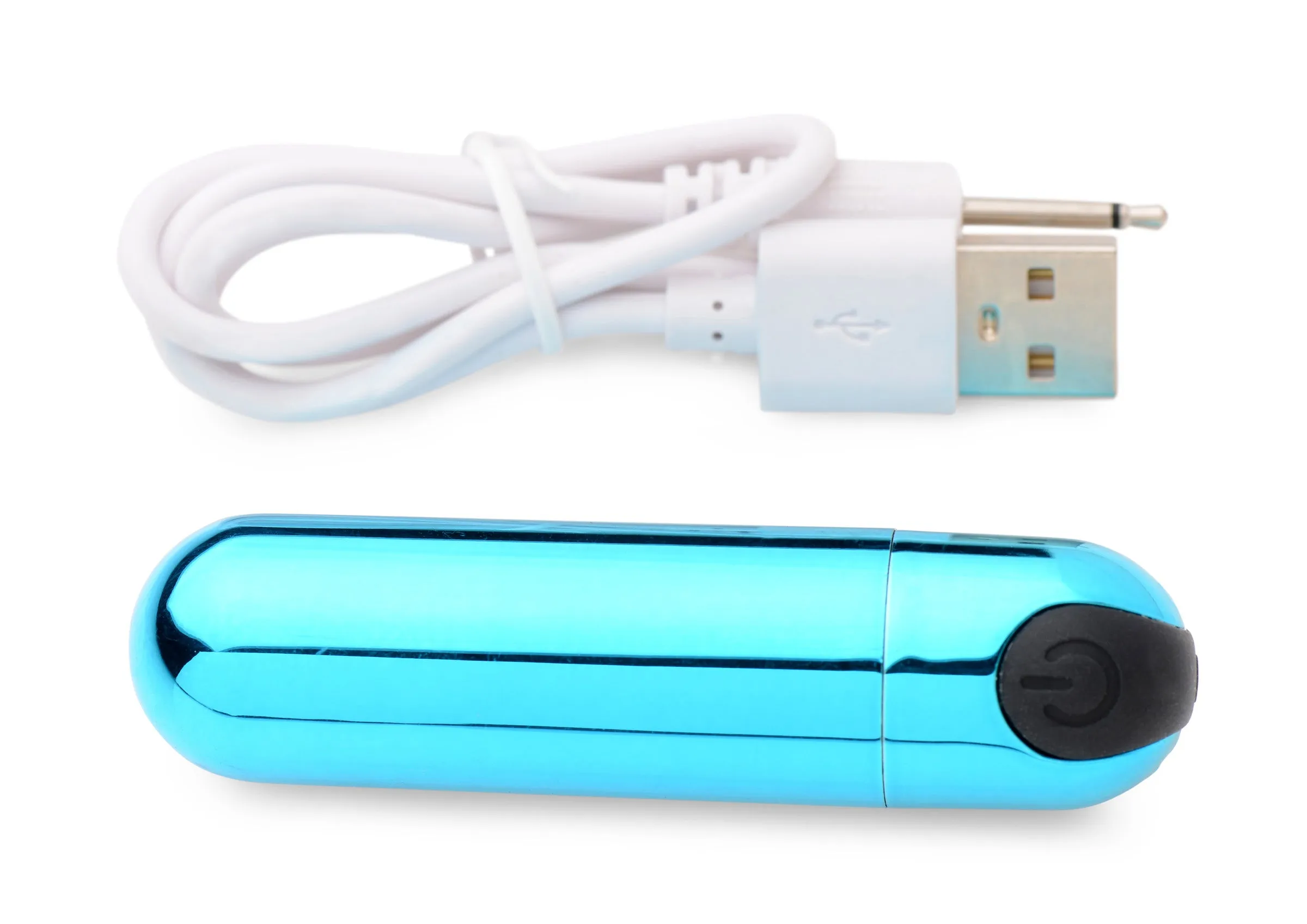 Rechargeable Vibrating Metallic Bullet