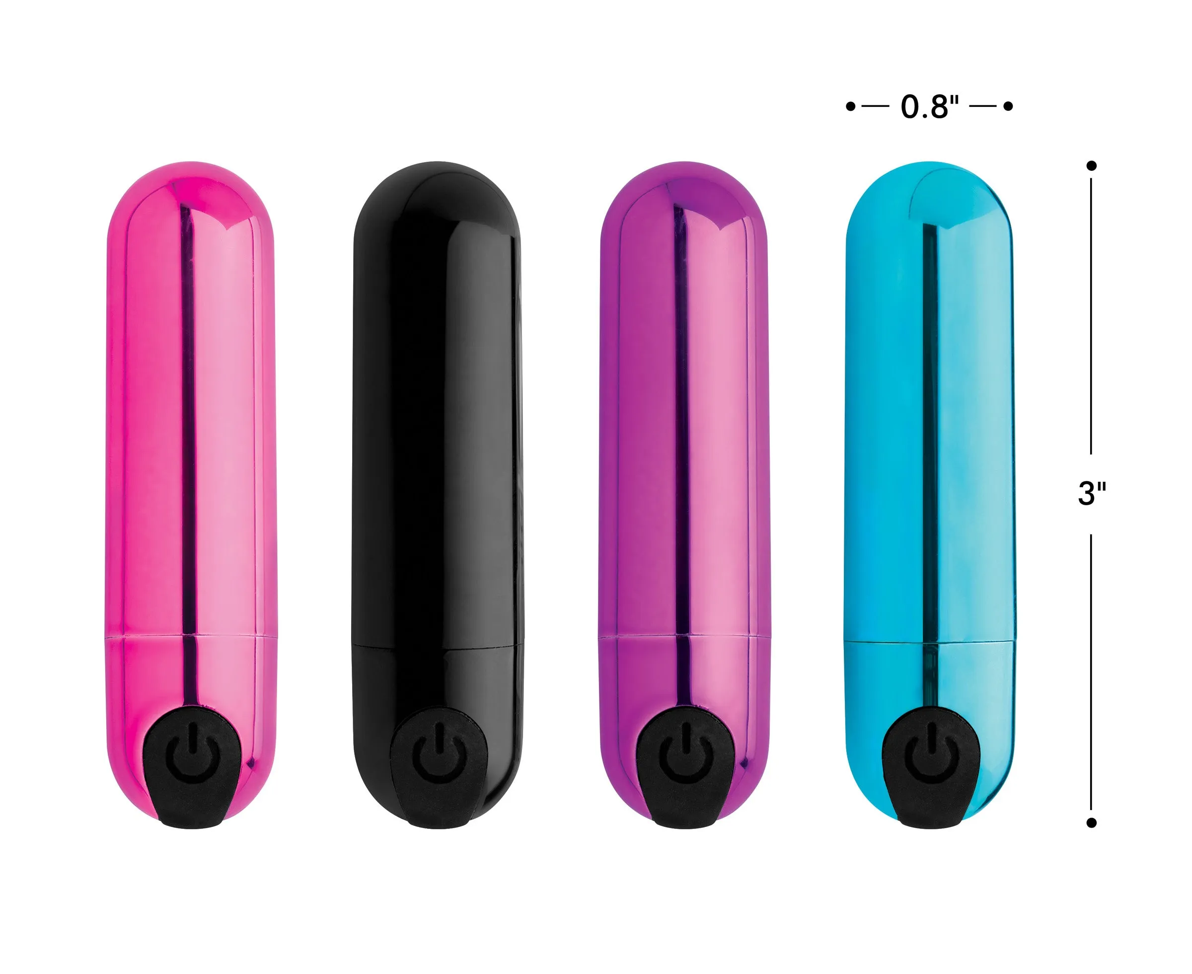 Rechargeable Vibrating Metallic Bullet