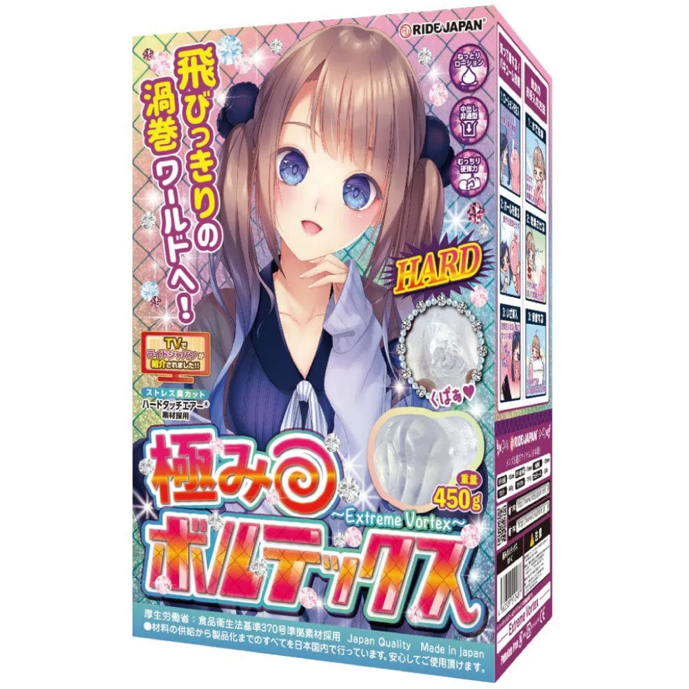 Ride Japan - Extreme Vortex Onahole Hard (Clear)