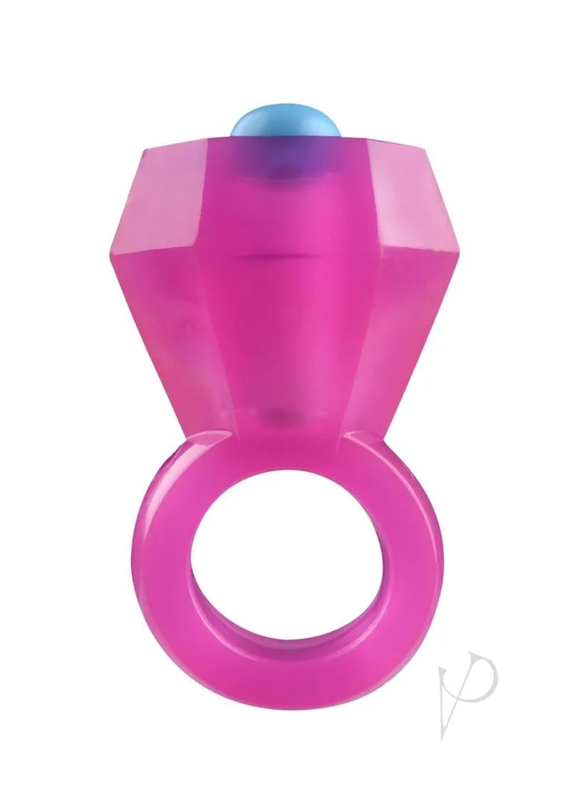 Rock Candy Bling Pop Ring Pink