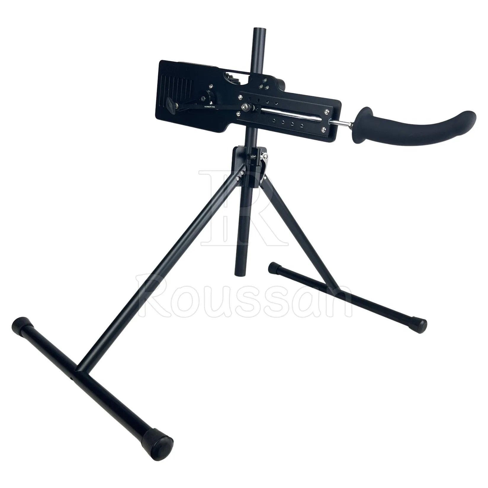 Roussan Sex Machine Black Evil. 120-Watt Motor. Quiet & Full-Angle Thrusting Fuck Machine