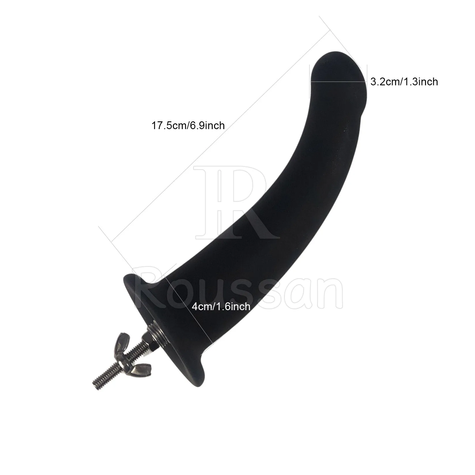 Roussan Sex Machine Black Evil. 120-Watt Motor. Quiet & Full-Angle Thrusting Fuck Machine