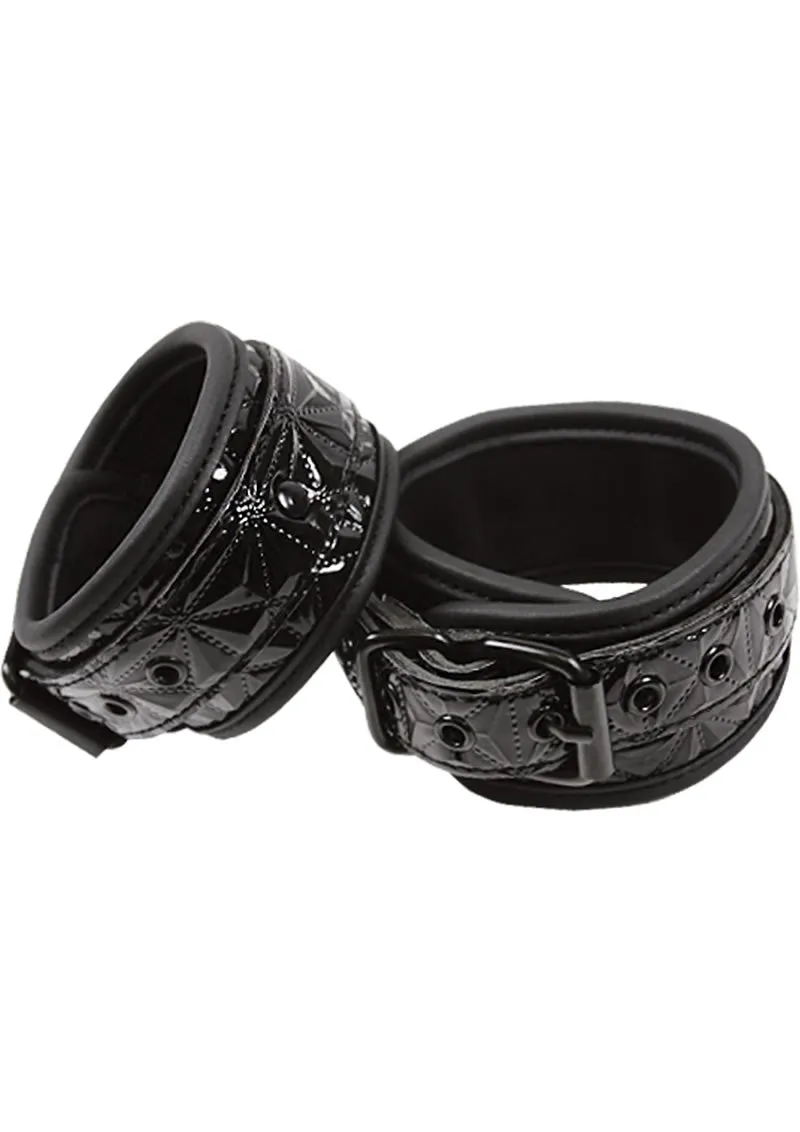 Sinful Wrist Cuffs Black