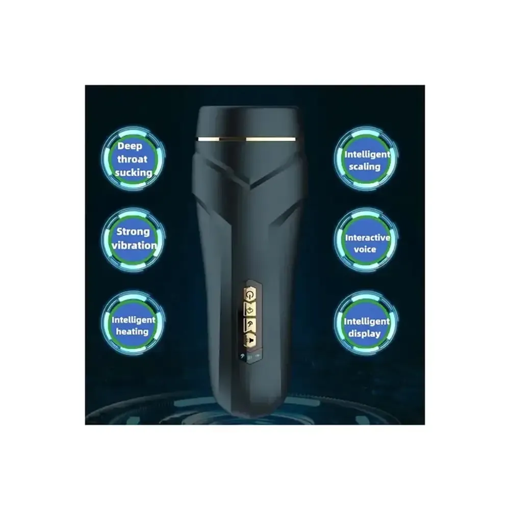 Suction Thrusting LED Vacuum Electric Automatic Male Masturbator