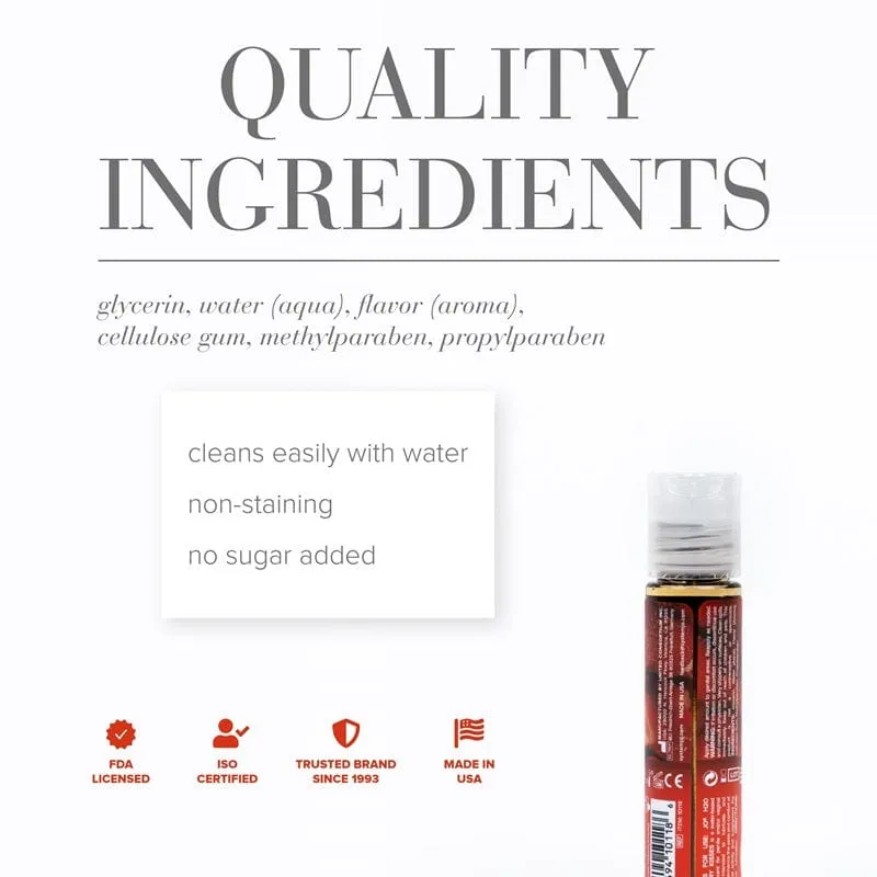 System JO H2O Strawberry Kisses Flavored Lubricant
