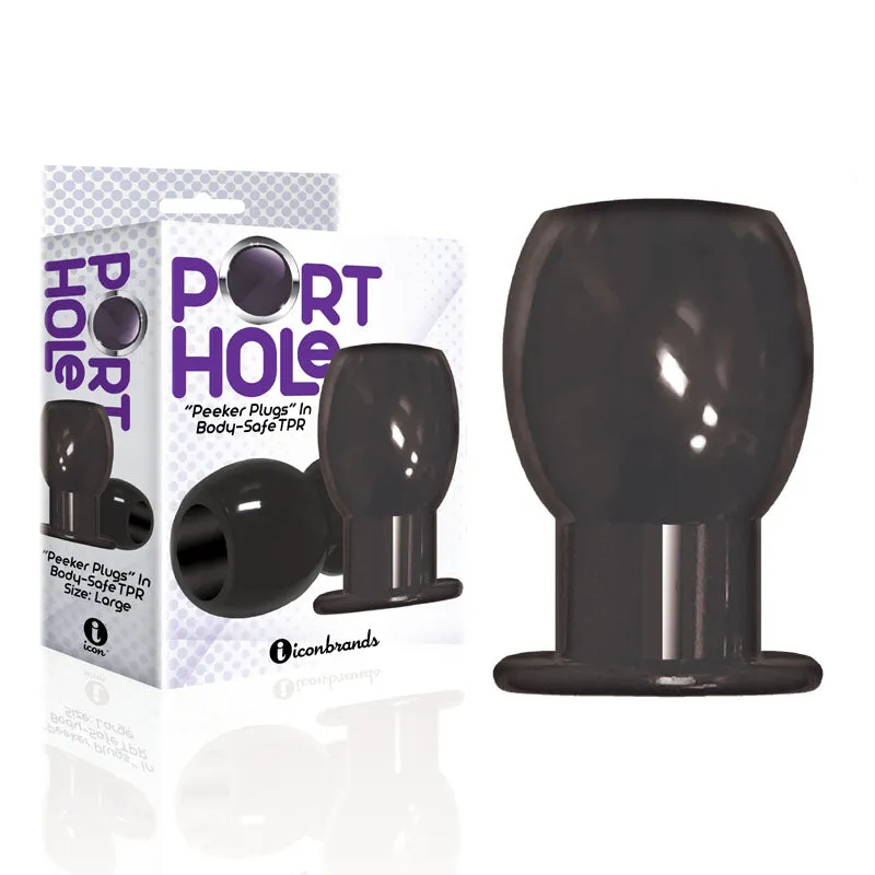 The 9's Port Hole. Hollow Butt Plug