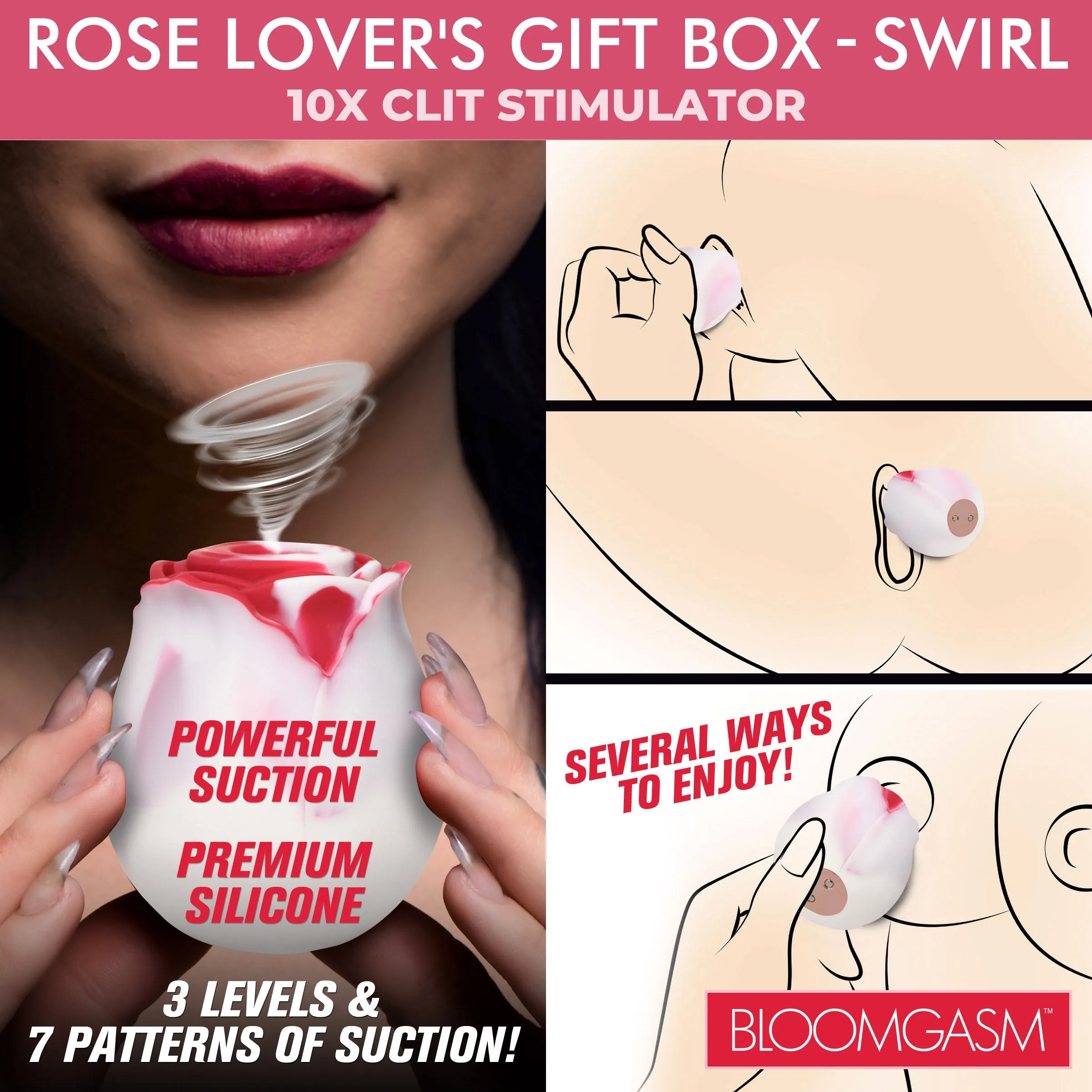 The Rose Lovers Gift Box Clit Suction Rose