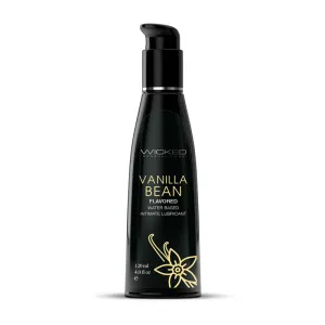 Wicked Aqua Vanilla Bean Flavoured Water Based Lubricant 120ml