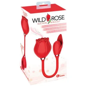 Wild Rose Suction & Vibrating Bullet by Icon