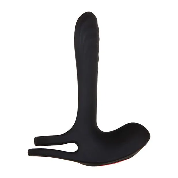 Zero Tolerance - Vibrating Girth Enhancer Silicone Remote Control Penis Extender (Black)